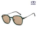 LA E14398 C4 Clip-On Full Rim Round Eyeglasses