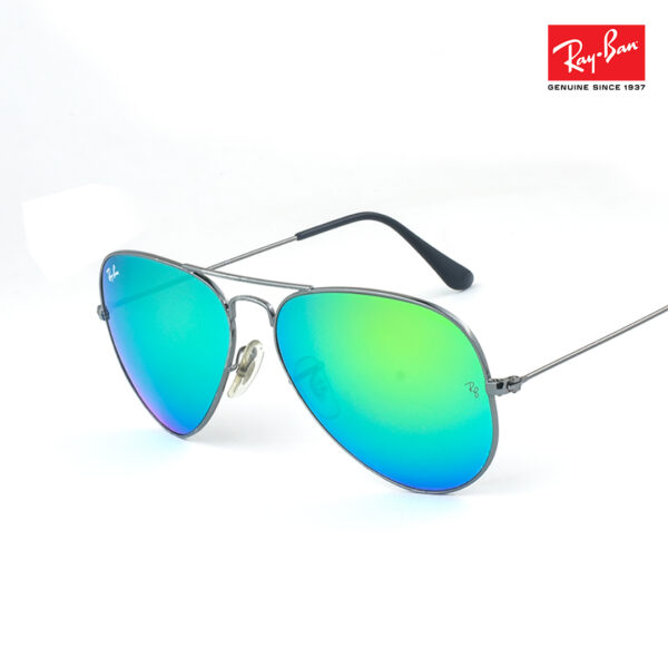 ray ban green mirror 2