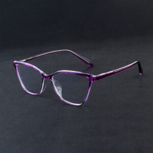 Life Line 8041 Purple Transparent Eyeglasses For Women