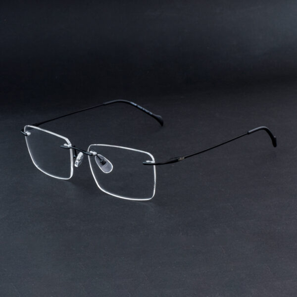 Stylish Black Rimless Eyewear OLD7430 C01
