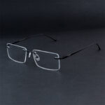 Stylish Metal Rimless Eyeglasses OLD1922M C1