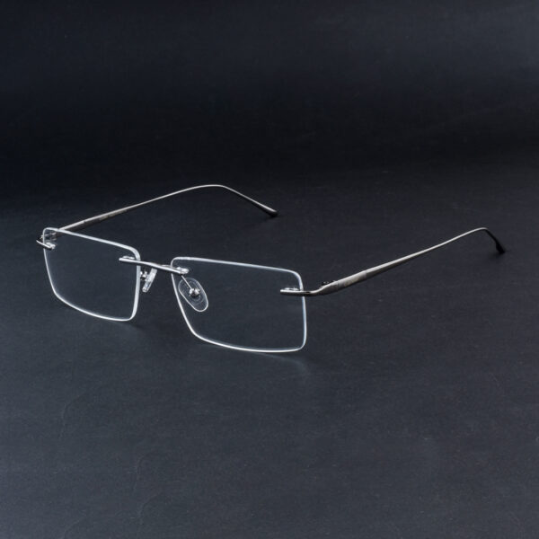Stylish Silver Rimless Eyeglasses OLD1922M C3