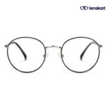 Vincent Chase VC E11560 C1 Metal Grey Black Round Eyeglasses