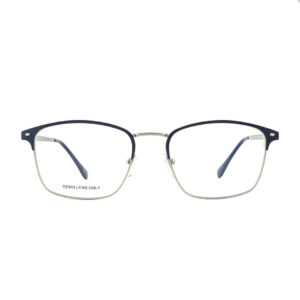 Square Metal OPH SC 309 0512 BLU SLV Eyeglasses