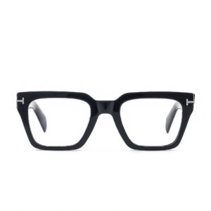 Stylish Glossy Black Square 5461 C2 Eyeglasses